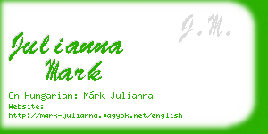 julianna mark business card