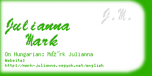 julianna mark business card